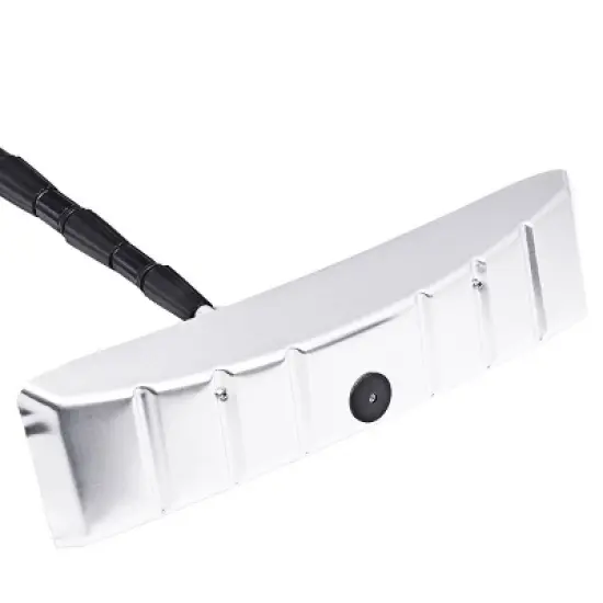 Costway 21FT Telescoping Snow Roof Rake Shovel Large Poly Blade Aluminum Tube Non-Slip Handle image {8}