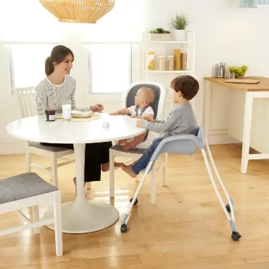 Ingenuity SmartClean Trio Elite 3-in-1 High Chair, Toddler Chair & Booster Seat - Slate image {6}
