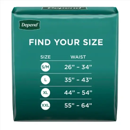 Depend Fresh Protection Adult Incontinence Disposable Underwear for Men - Maximum Absorbency - Gray image {12}
