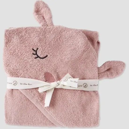 Little Planet by carter's Bunny Hooded Character Bath Towel image {2}