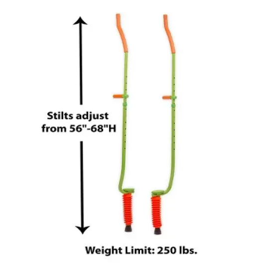 HearthSong Jump2It Adjustable Ergonomic Bouncy Pogo Stilts for Kids image {3}