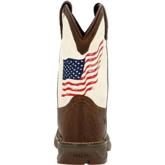 Lil' Rebel by Durango Little Kids Distressed Flag Western Boot image {3}