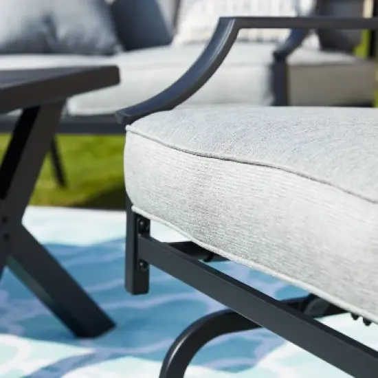 Patio Festival 4pc Steel Patio Conversation Set image {7}