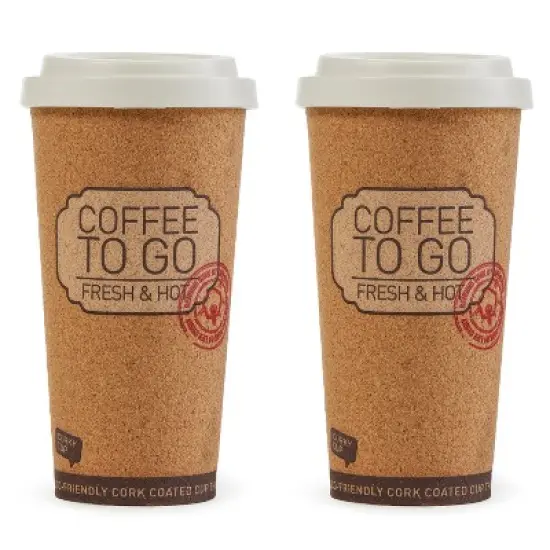 Life Story Corky Cup Reusable 16 oz Insulated Travel Mug Coffee Thermos image {6}