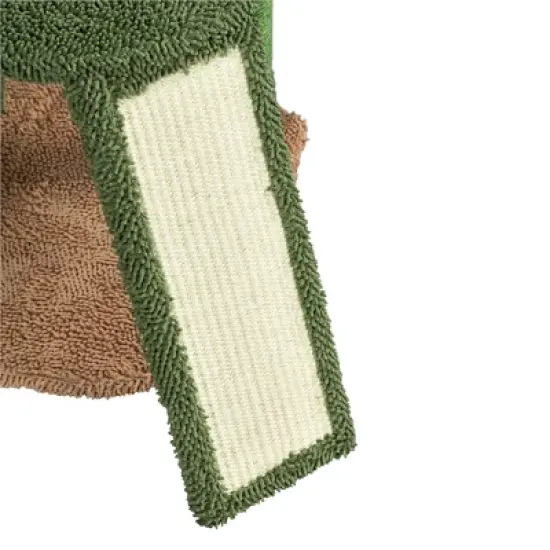 Yaheetech Cactus Cat Tree Cat Tower, with Platform, Condo, Basket, Scratching Posts, Board & Hanging Ball image {7}