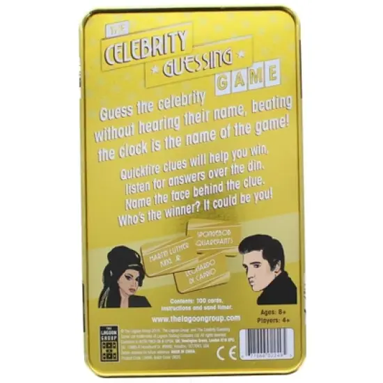 University Games The Celebrity Guessing Card Game | For 4+ Players image {1}