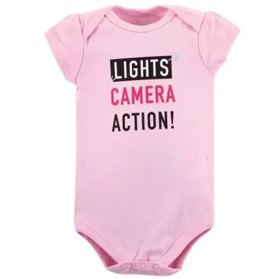 Little Treasure Baby Girl Cotton Bodysuits 5pk, Camera image {4}
