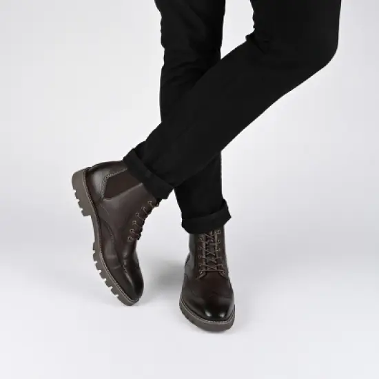 Vance Co. Arturo Tru Comfort Foam Plain Toe Chukka Boot image {8}