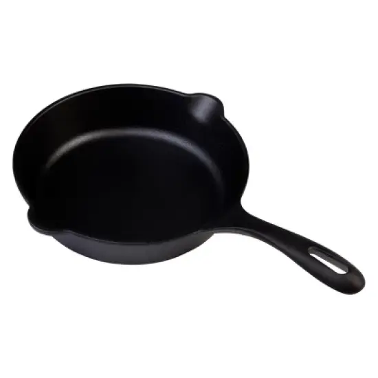 Victoria Seasoned Cast Iron Skillet 8" Black image {1}