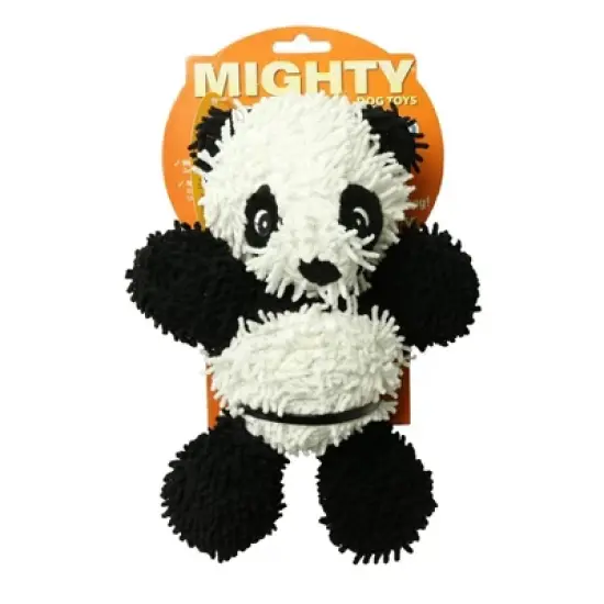 Mighty Microfiber Ball Panda Dog Toy - M image {2}