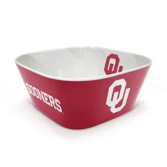 NCAA Oklahoma Sooners Serving Bowl: Melamine Rounded Square Tableware image {6}