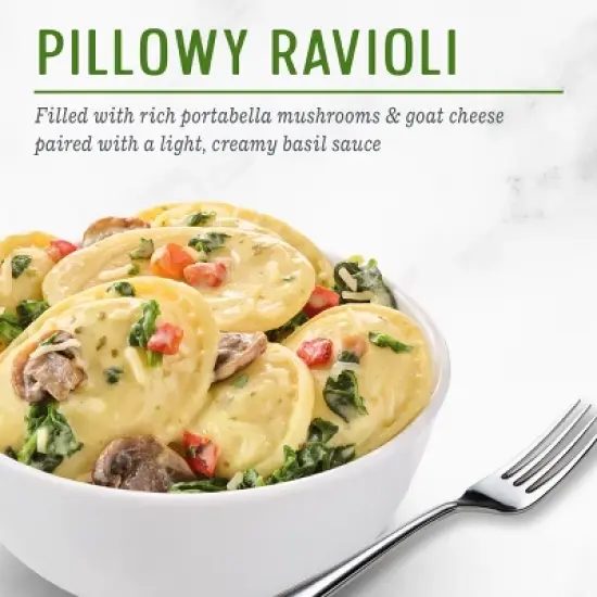 Evol Frozen Portabella and Goat Cheese Ravioli - 8.75oz image {4}