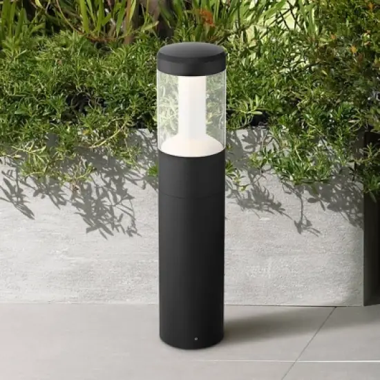 John Timberland 20" High Low Voltage LED Landscape Bollard Light image {1}