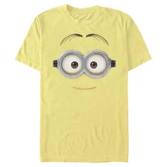 Men's Despicable Me Minions Small Smile Dave Big Face T-Shirt image {2}