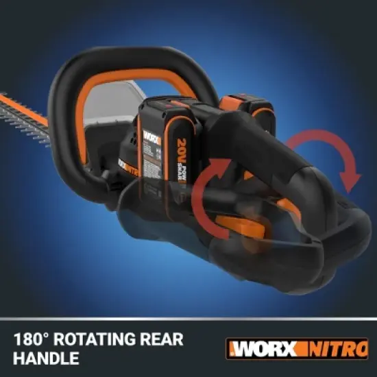 Worx Nitro WG286.9 40V Power Share 24" Cordless Hedge Trimmer (Battery & Charger Not Included) image {3}