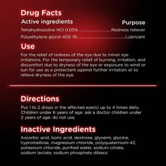 Visine Advanced Redness + Irritation Relief Eye Drops - 0.5 fl oz image {6}