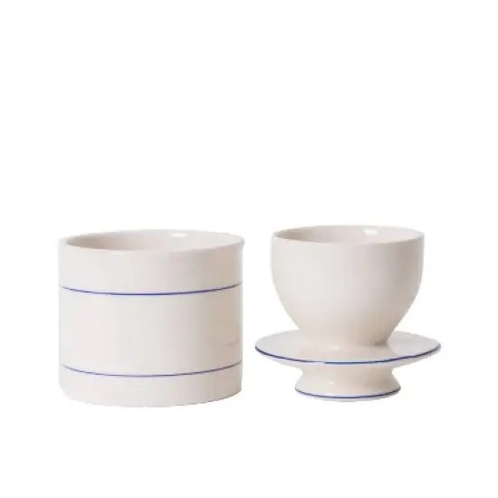 Lehman's Ancient Style Butter Crock, Traditional Stoneware Butter Keeper for Storing Fresh Soft Spreadable Butter, Classic Design, Airtight Seal image {4}