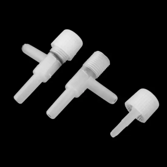 Unique Bargains Aquarium Air Line Tubing Volume Control Valve White 5 Pcs image {2}