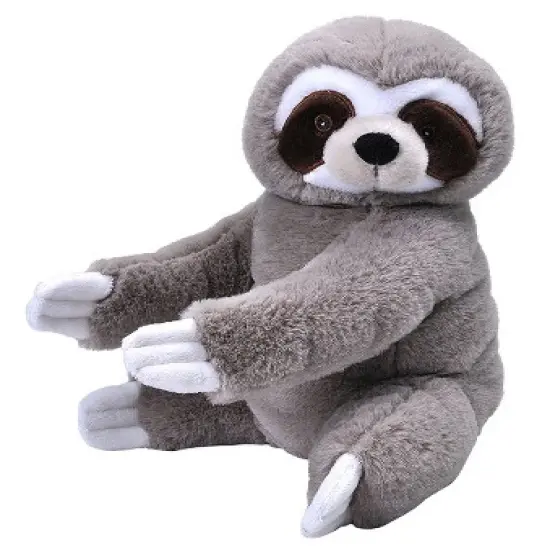 Wild Republic Ecokins Sloth Stuffed Animal, 12 Inches image {1}