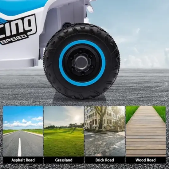 6V Kids Ride On Electric ATV, Ride Car with LED Headlights image {7}