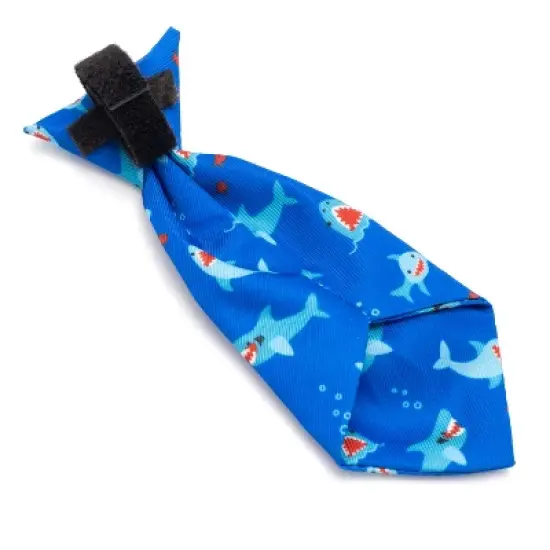 The Worthy Dog Chomp Neck Tie Adjustable Collar Attachment Accessory image {1}