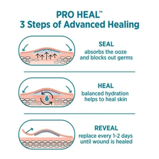 Band-Aid Brand Pro Heal Adhesive Bandages with Hydrocolloid Gel Pads - 10 ct image {5}