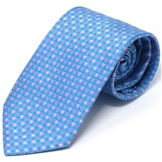 Men's Tiles Design Micro Fiber Poly Woven Regular Neck Tie image {7}