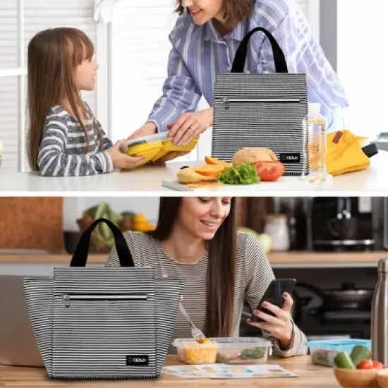 OPUX Lunch Bag Women, Insulated Tote Box Kids Men Girls Adults, Reusable Small Medium Soft Cooler School Adults Work Office Picnic image {5}