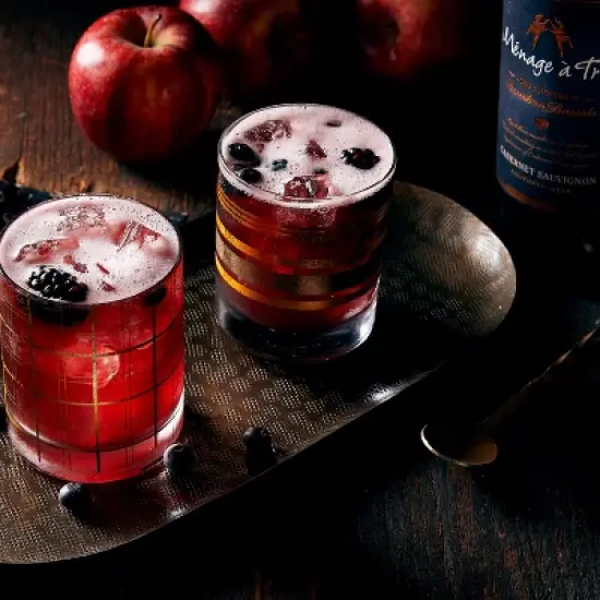 Menage a Trois Bourbon Barrel Cabernet Sauvignon Red Wine - 750ml Bottle image {1}