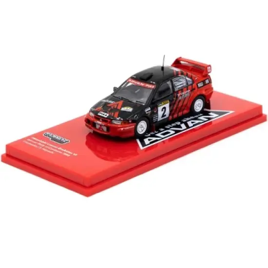 Mitsubishi Lancer Evolution VI #2 "Advan" Winner Rally of Canberra (1999) 1/64 Diecast Model Car by Tarmac Works image {2}