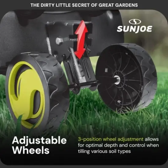 Sun Joe Electric Corded 13.5 Amp Garden Tiller & Cultivator, 16", SUJ-TJ604E image {3}