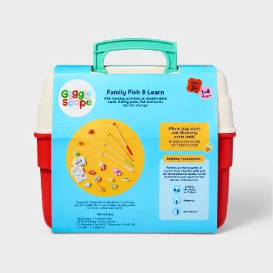 Family Fish & Learn Game - Gigglescape&trade;: Fishing Toy, Learning Games, Action Board Game image {4}