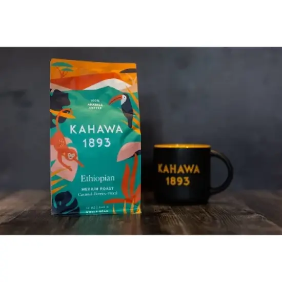 Kahawa 1893 Ethiopia Single Origin Coffee Medium Roast - 12oz image {2}