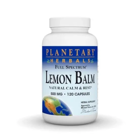 Full Spectrum Lemon Balm by Planetary Herbals  -  120 Capsule image {3}