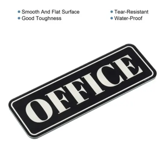 Unique Bargains Acrylic Smooth Self-Adhesive Decor Home Business Office Sign image {3}