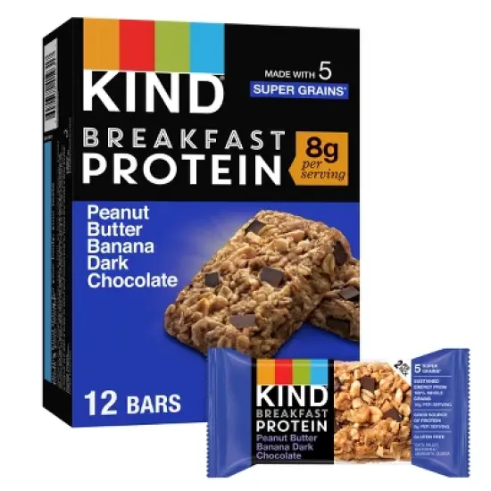 Kind Breakfast Peanut Butter Banana Bars - 10.56oz image {8}