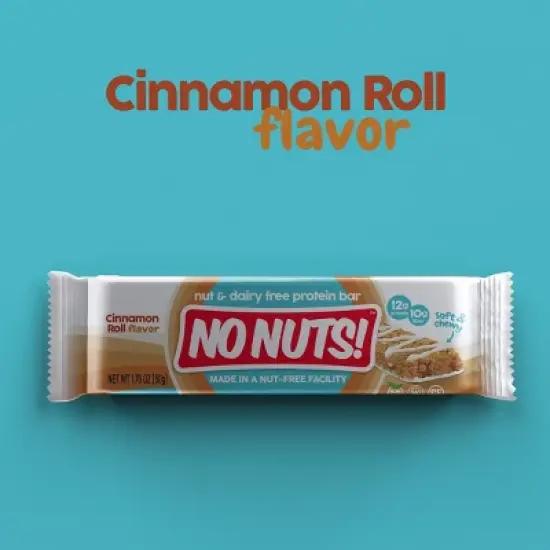 No Nuts! Cinnamon Roll Flavor Snack Bars - 12 Bar Pack image {5}