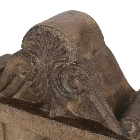 Finley Outdoor Single Spout Fountain - Light Brown - Christopher Knight Home image {7}