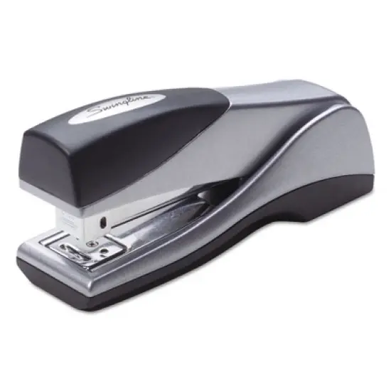 Swingline Optima Grip Compact Stapler, 25-Sheet Capacity, Silver image {5}