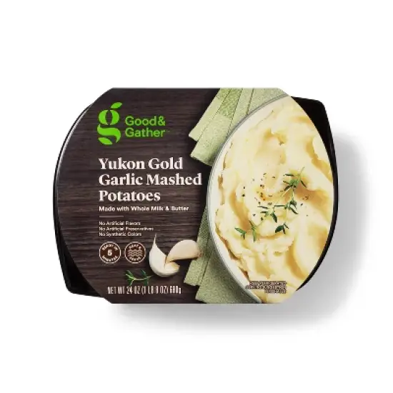 Yukon Gold Garlic Mashed Potatoes - 24oz - Good & Gather&trade; image {3}