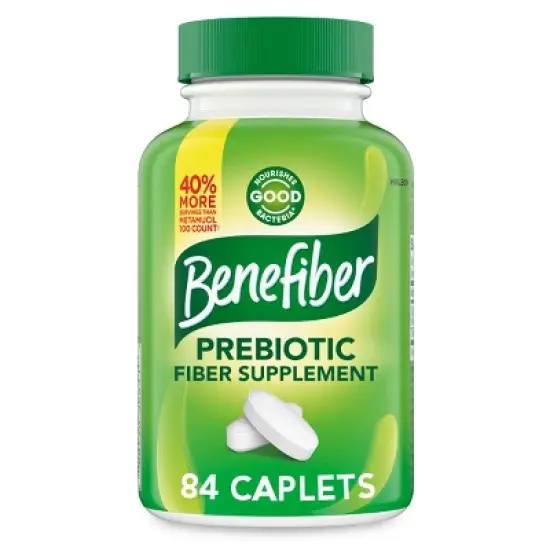 Benefiber Prebiotic Fiber Supplement Caplets - 84ct image {15}