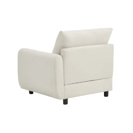 Christopher Knight Home Acker 3 Pieces Modern Upholstered Sectional Sofa Set, White image {6}
