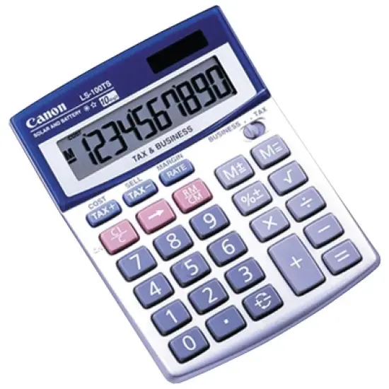 Canon&reg; LS100TS 10-Digit Calculator in Silver image {9}