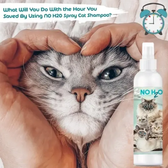 The Blissful Cat No H2O Spray Shampoo image {9}