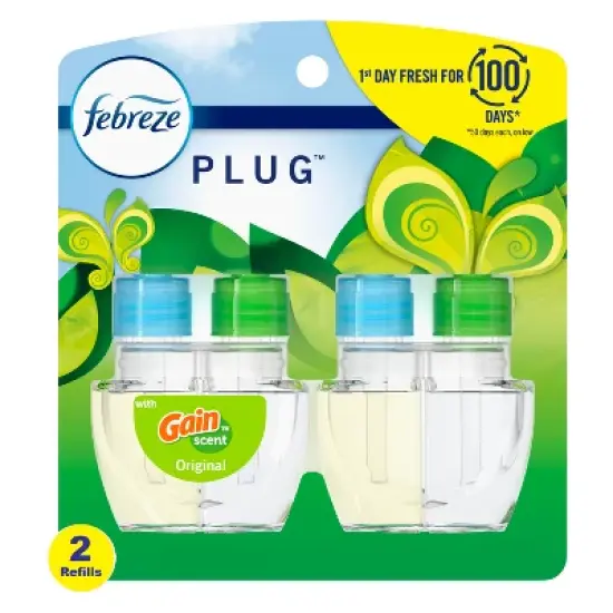 Febreze Odor-Fighting Fade Defy Plug Air Freshener Refill - Gain Original Scent image {12}