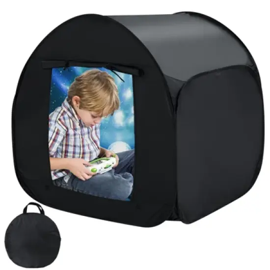 GARPROVM Kids Outdoor Sensory Tent Blackout & Private Playroom for Stress Relief image {7}