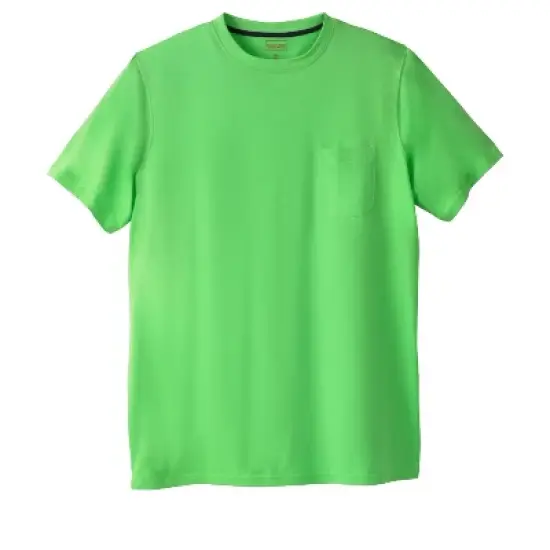 Boulder Creek by KingSize Men's Big & Tall  Heavyweight Longer-Length Pocket Crewneck T-Shirt image {11}