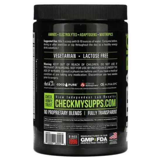 NutraBio Alpha EAA, Strawberry Lemon Bomb, 1 lb (458 g) image {2}