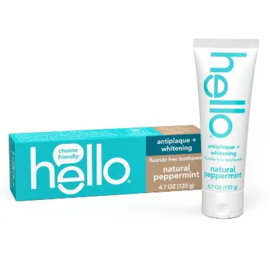 hello Antiplaque and Whitening Fluoride-Free Toothpaste , SLS Free and Vegan - 4.7oz image {14}