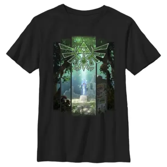 Boy's Nintendo Zelda Sword in the Stone T-Shirt image {3}
